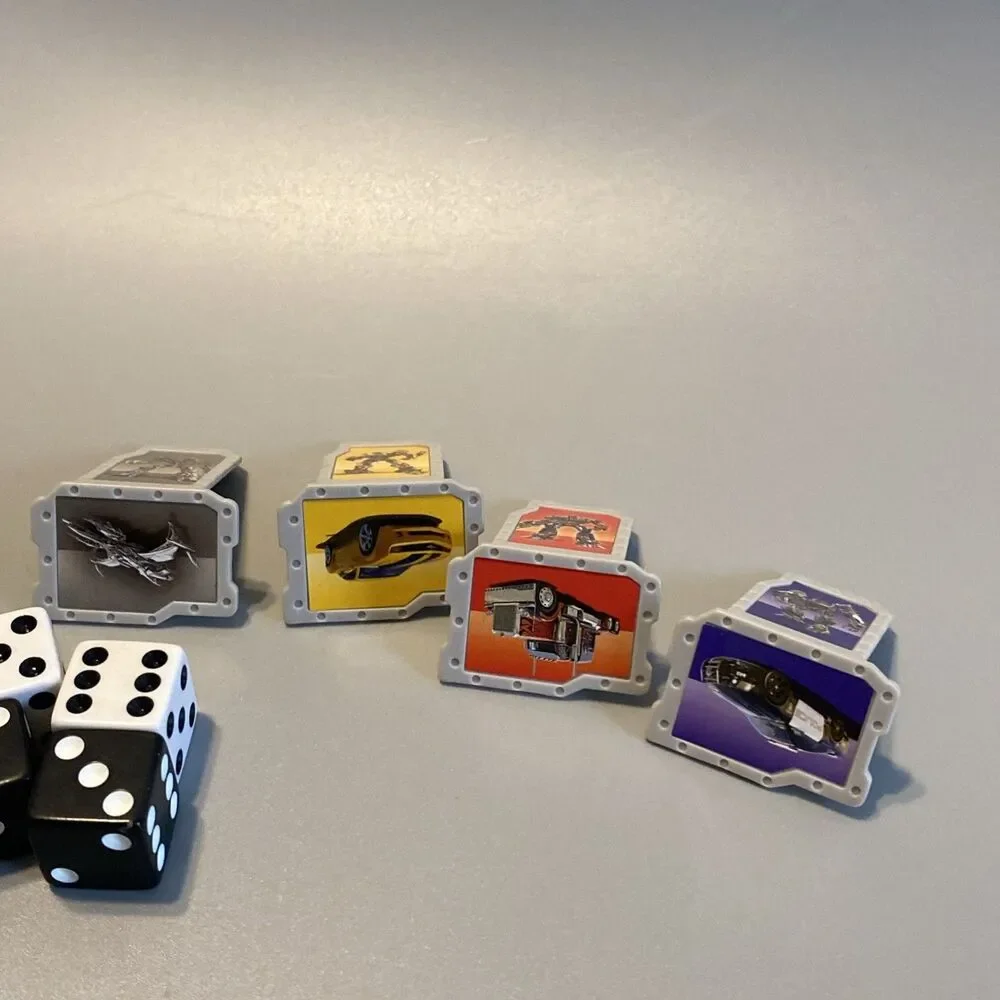 Risk Transformers 2007 Cybertron Battle Edition Game Replacement Dice & Leaders